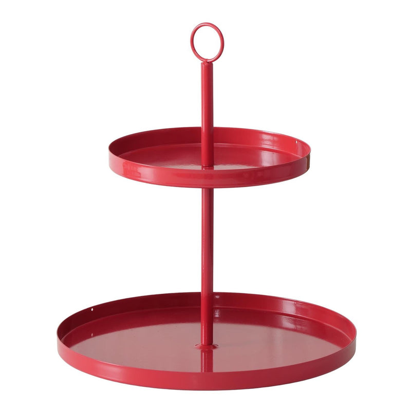 Boltze home etagère rosso ø30xh34cm