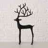 Boltze home figuur hert zwart 18x3x38cm