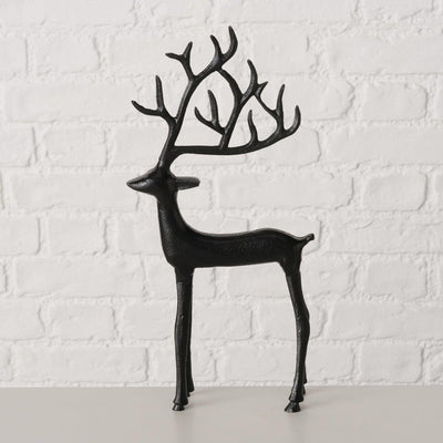 Boltze home figure cervo nero 18x3x38 cm