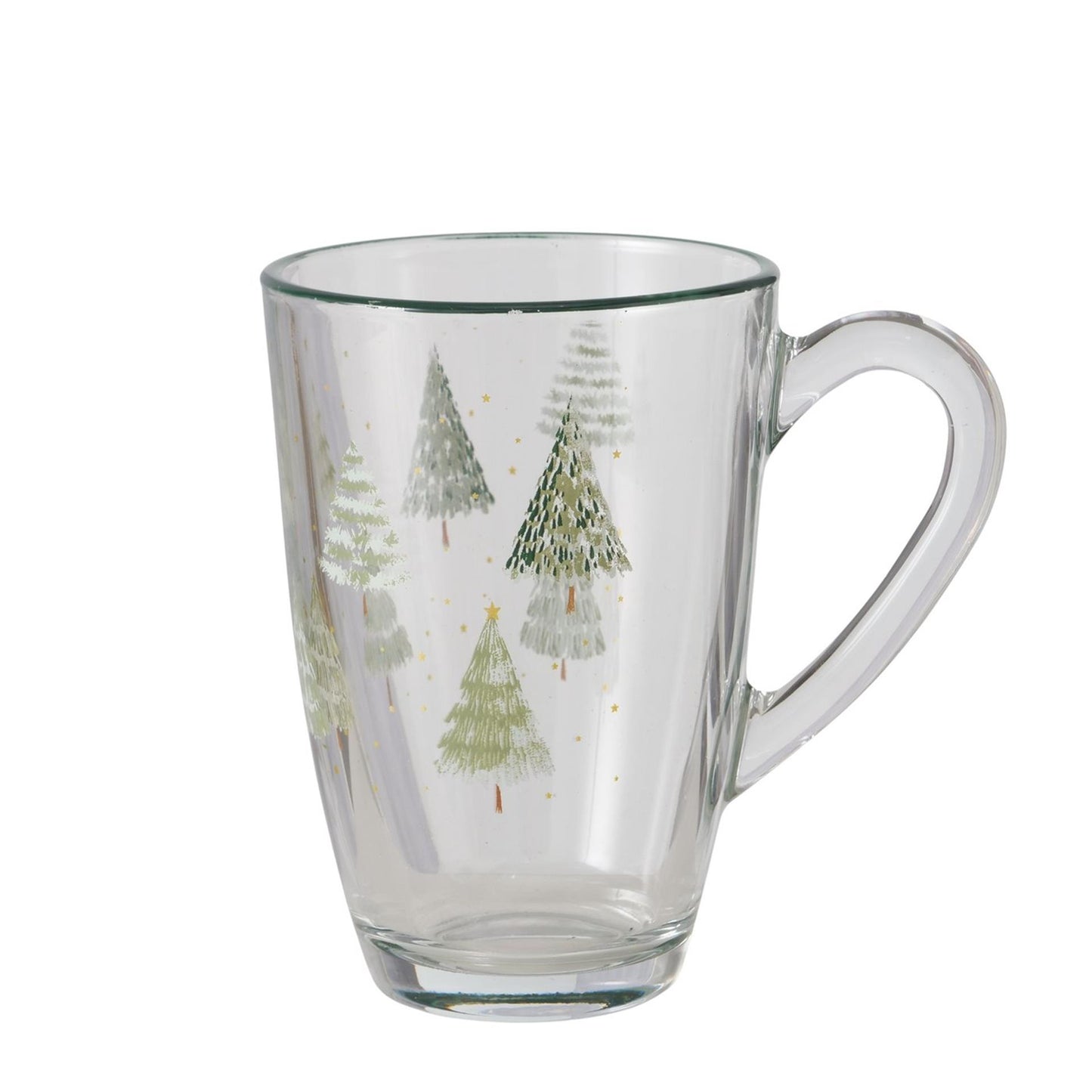 Boltze home taza árbol de Navidad cristal 325ml
