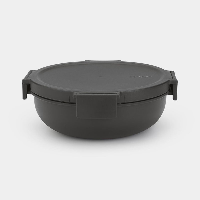 Brabantia saladebak 1,3l dark grey