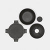 Brabantia saladebak 1,3l dark grey