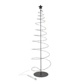 Boltze home kerstboom saturn metaal led zwart ø22xh81cm - afbeelding 1