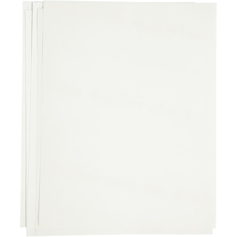 Creativ company transfer sheets, sheet 21.5x28 cm, for dark and light textiles, white, 12 sheets 1 box