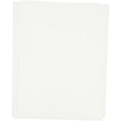 Creativ company transfer vellen, vel 21,5x28 cm, voor donker en licht textiel, wit, 3 vel 1 doos