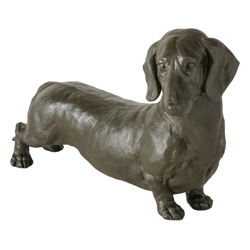 Boltze home figura bassotto nero 38x24 cm