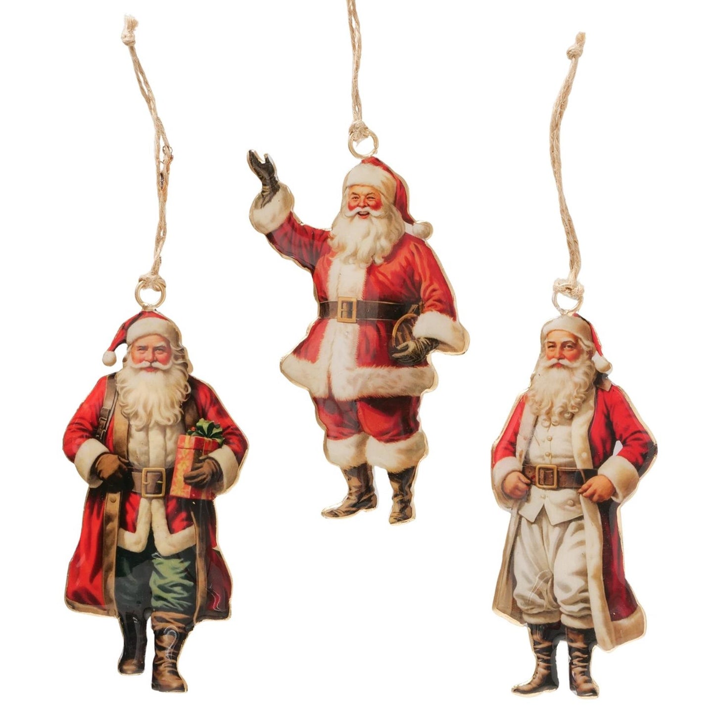 Boltze home Ciondolo natalizio Babbo Natale 13 cm