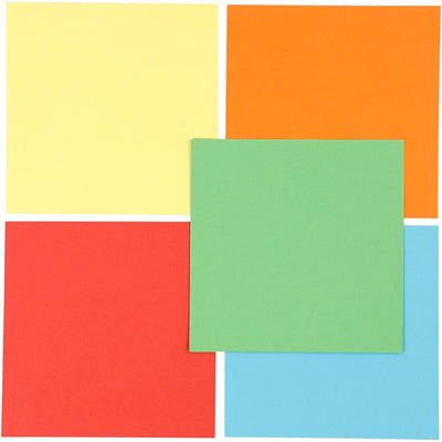 Carta per origami Creativ company, formato 15x15 cm, 80 gr, 5x10 fogli 1 scatola