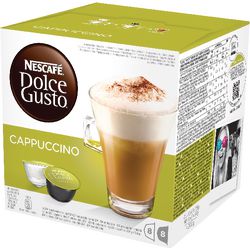 Tazas de café Cappuccino Nescafé Dolce Gusto 16 piezas Crema para capuchino
