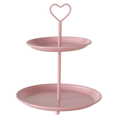 Boltze home etagère rosa ø21xh25cm