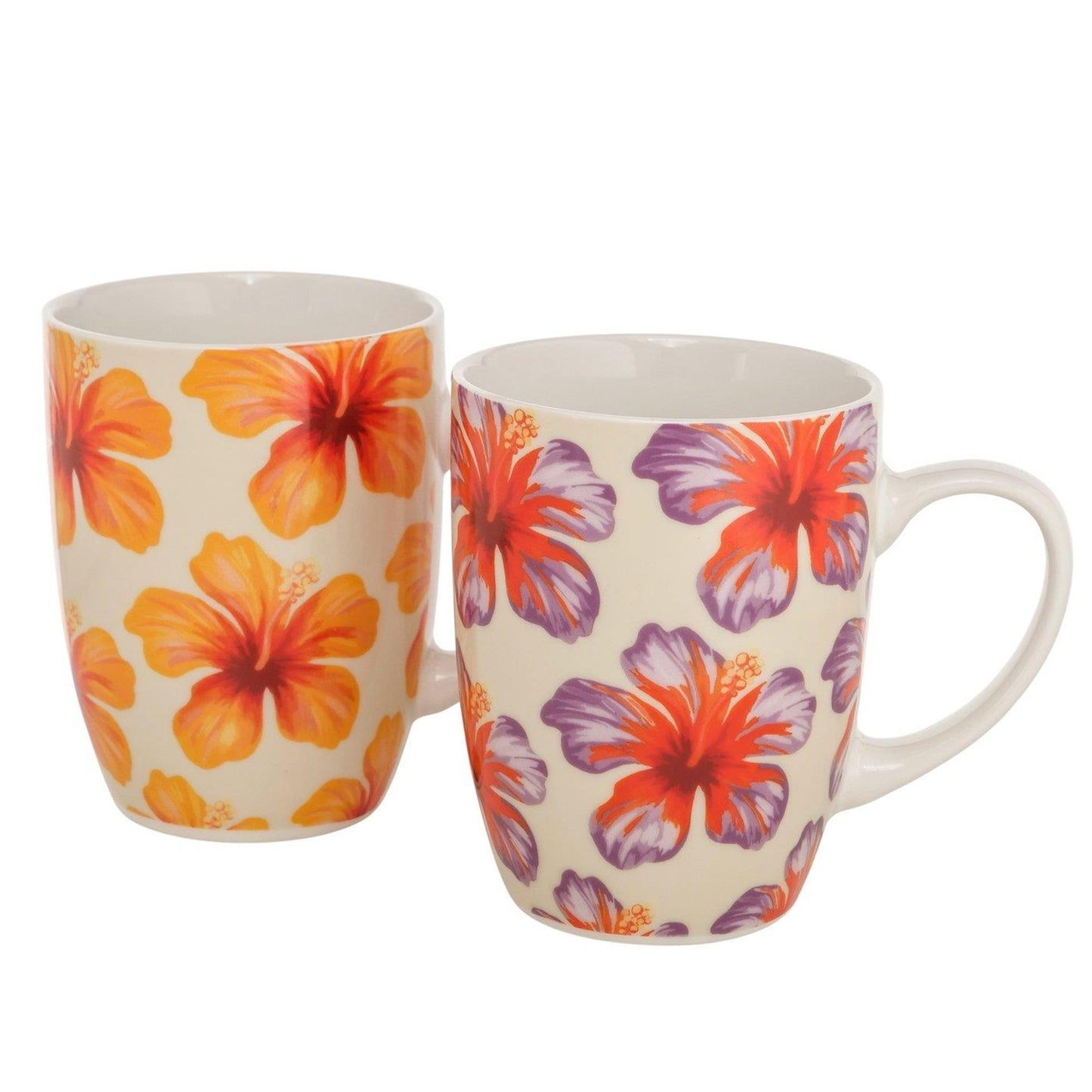 Boltze home taza hibisco 330ml ø8x10,5cm