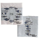 Boltze home servetten vis