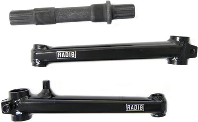 Radio BMX Crank Rookie 3 PCS. 175 mm, nero