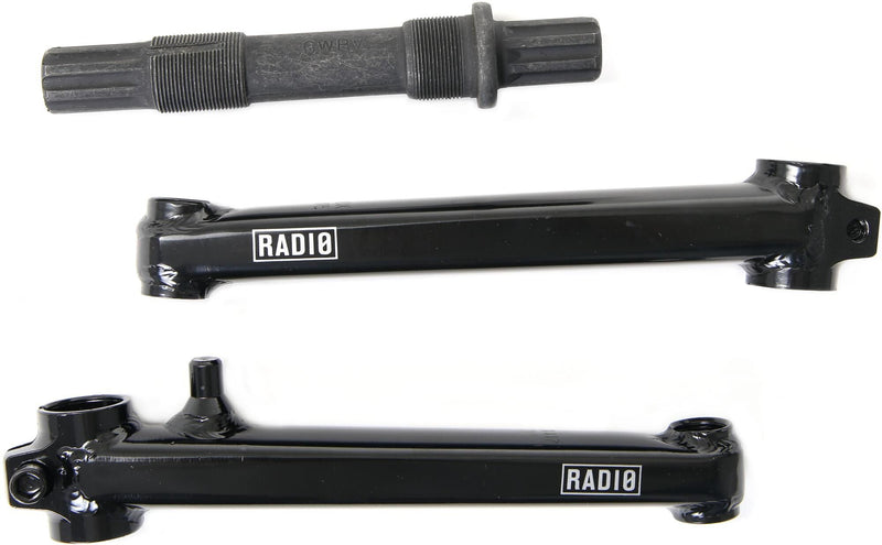 Radio BMX Crank Rookie 3 PCS. 175 mm, nero