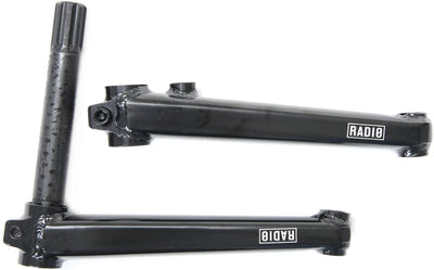 Radio BMX Crank AM 3 pezzi.w.bot.bracket, nero