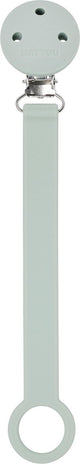 Nattou silicone - pacifier chain with universal attachment - 21 cm - light sage green