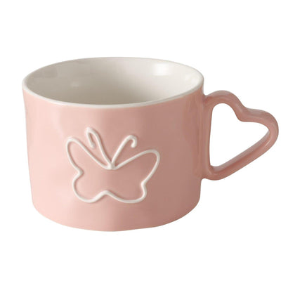 Boltze tazza casa farfalla 370ml ø9,8xh7cm