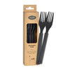 Duni tenedores plastico granito 18cm 6uds