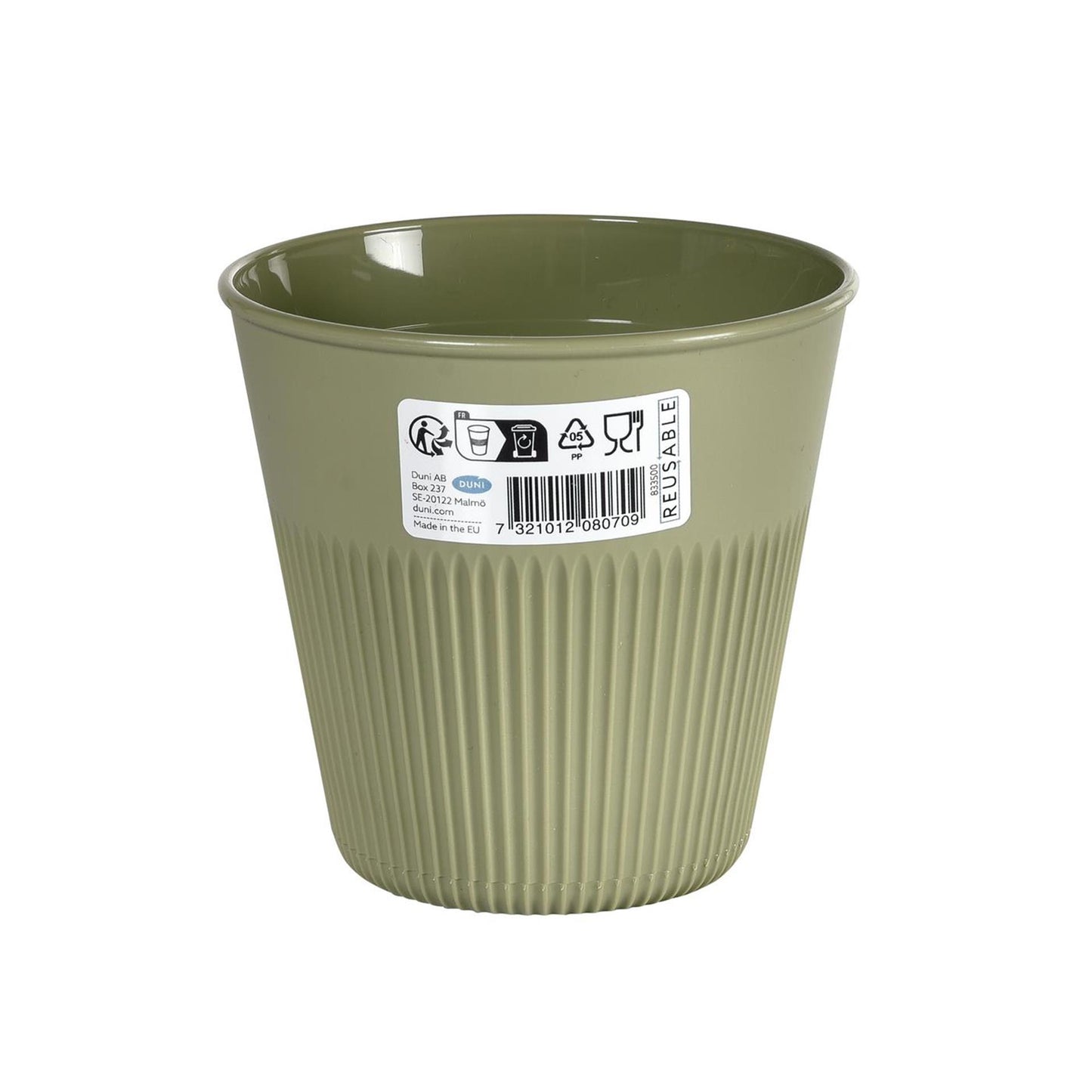 Duni kunststof beker hot stripes 24cl