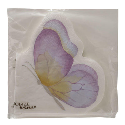 Boltze home servilletas mariposa 16x15cm