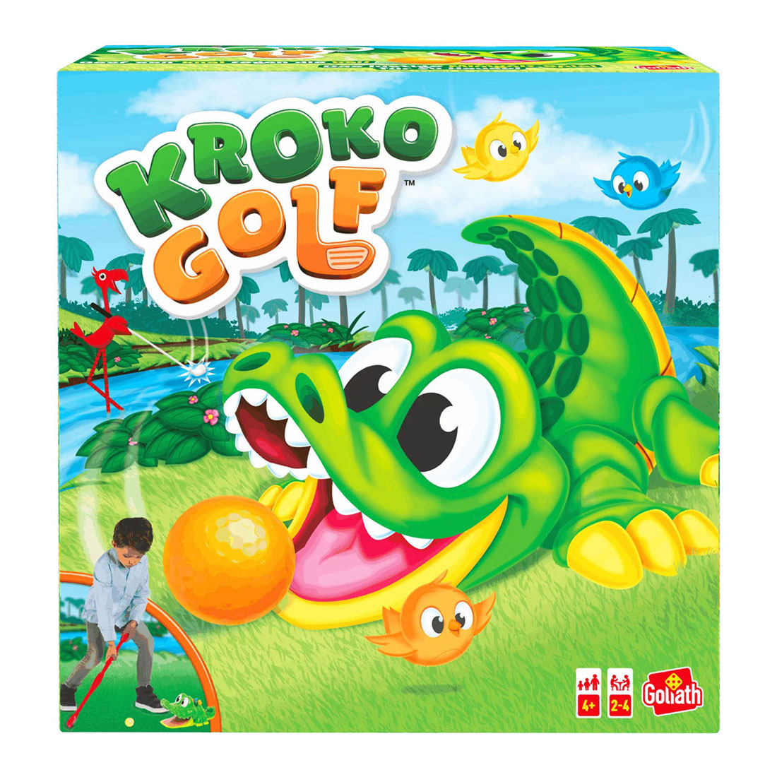 Juego de golf de cocodrilo | 2 piezas