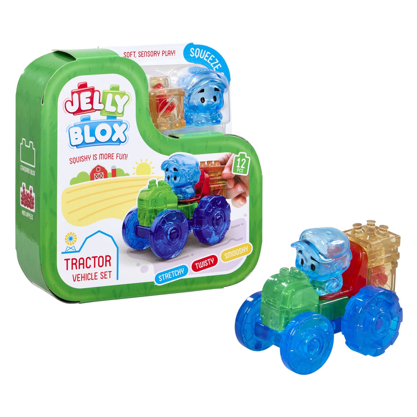 Goliath games jelly blox - traktor en boer - 12dlg.