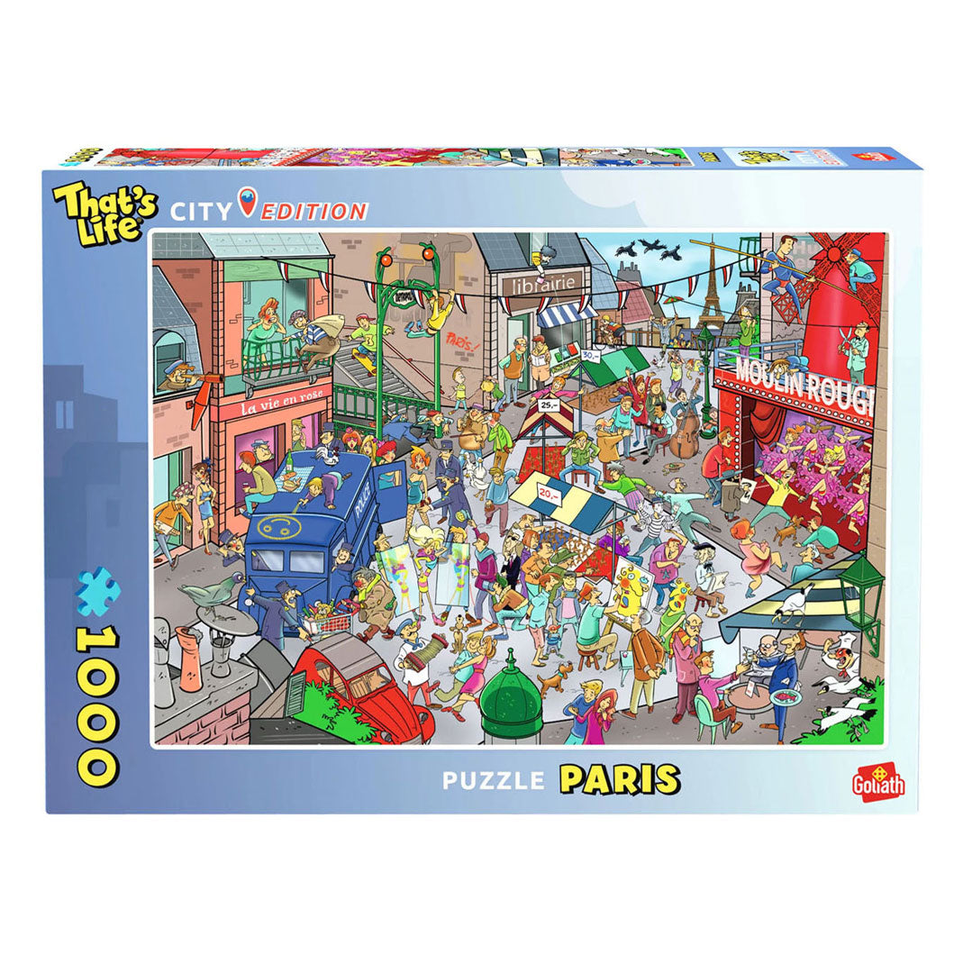 Goliath golitath that's life city edition: rompecabezas de parís - 1000 piezas.