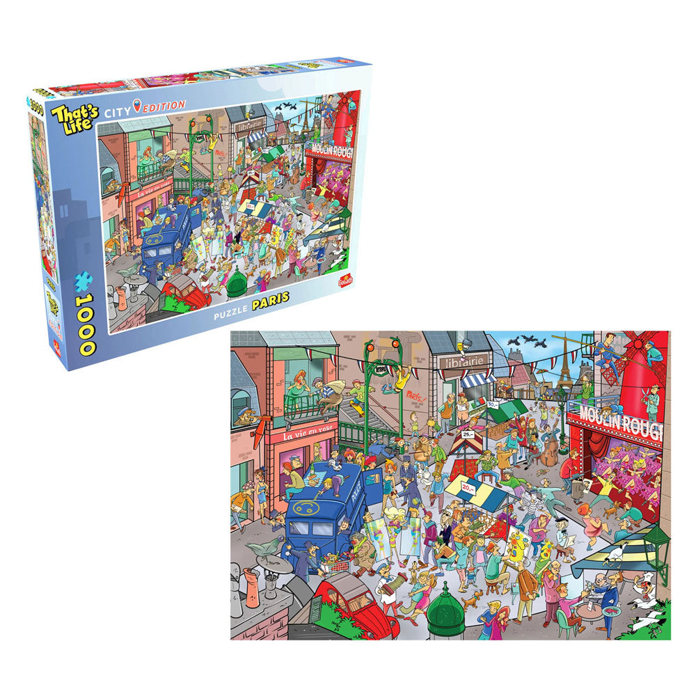 Goliath golitath that's life city edition: rompecabezas de parís - 1000 piezas.