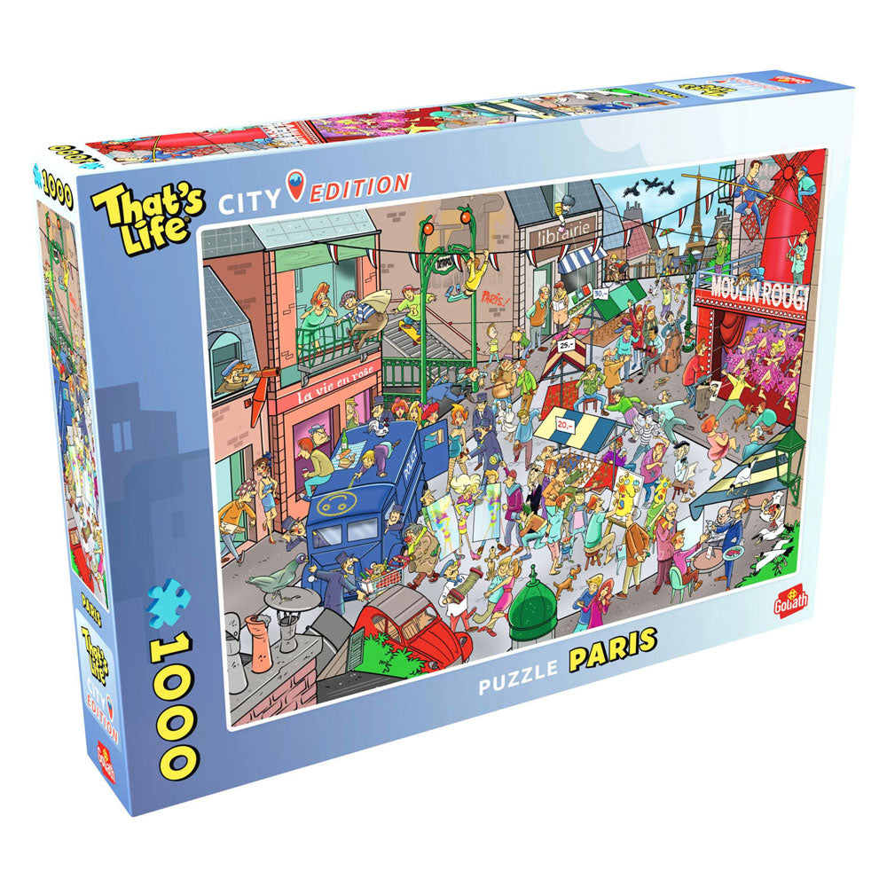 Goliath golitath that's life city edition: rompecabezas de parís - 1000 piezas.