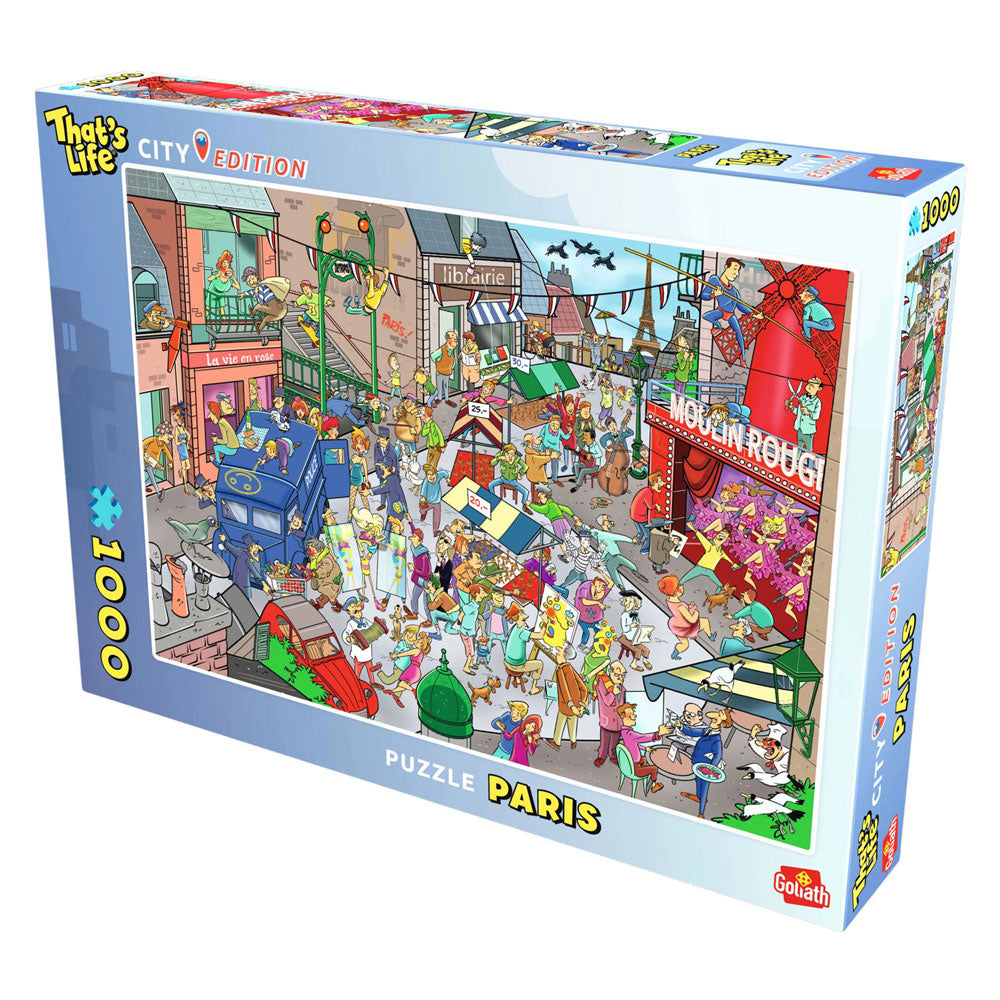 Goliath golitath that's life city edition: rompecabezas de parís - 1000 piezas.