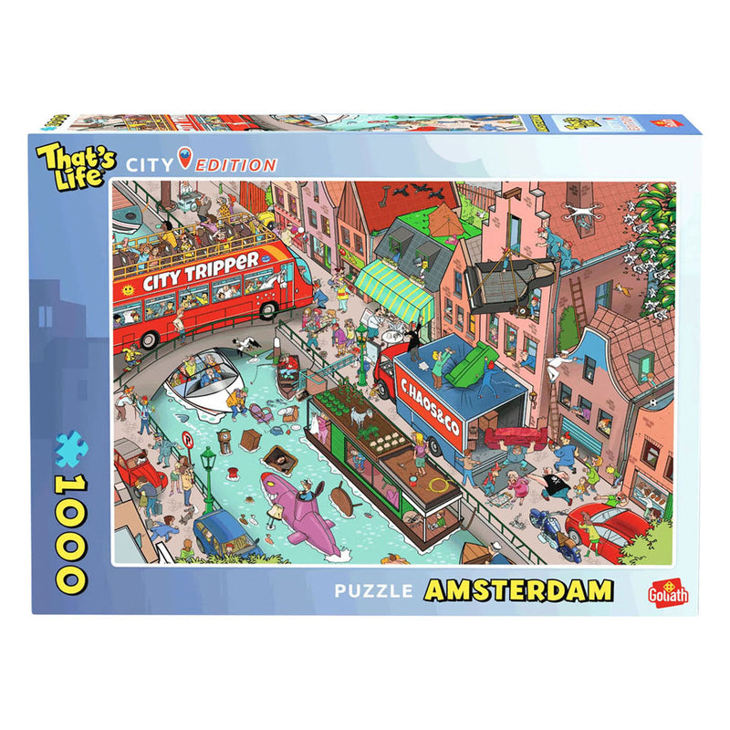 Goliath that's life city edition: puzzle amsterdam - 1000 pezzi.