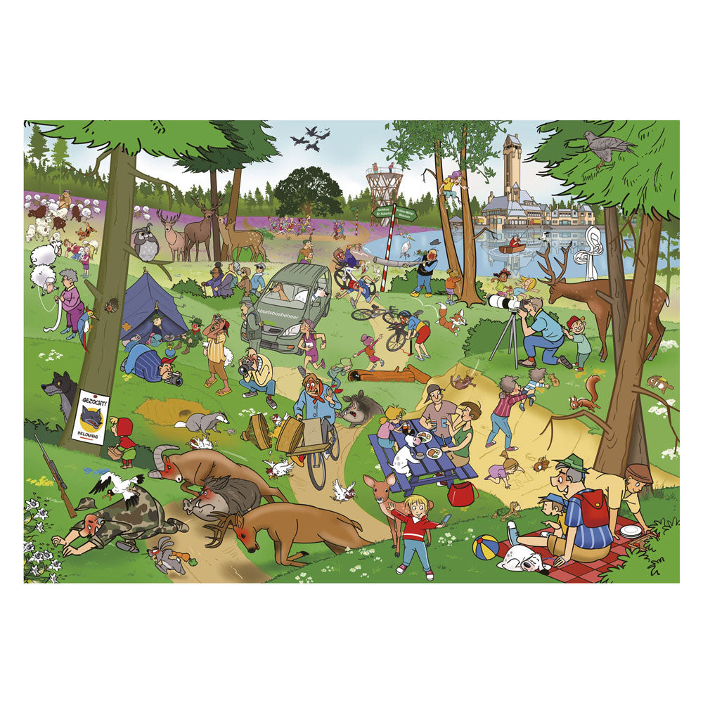 Goliat, así es la vida, edición holandesa: el rompecabezas veluwe - 1000 piezas.