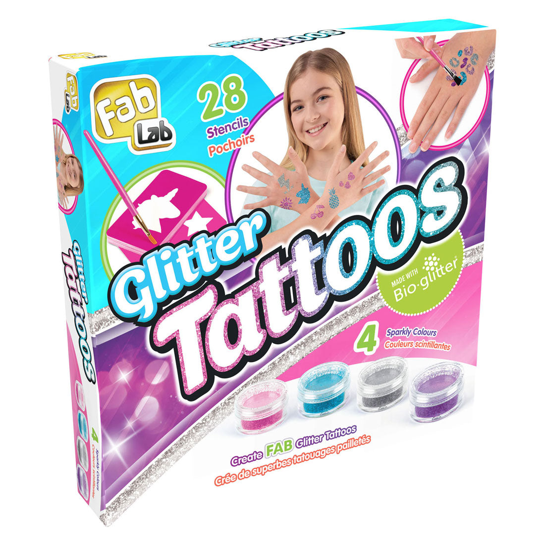 Tatuaggi glitter Goliath fablab