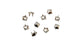 Vaessen creative • borchie quadrate 6 mm 10 pezzi argento