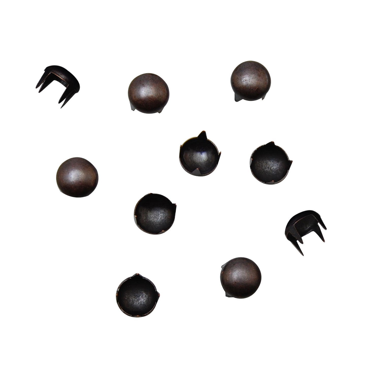 Vaessen creative • pendientes redondos 7mm 10ud bronce