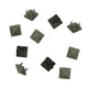 Vaessen creative • studs vierkant 12x12mm 10pcs antique silver