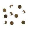 Vaessen creative • borchie rotonde 12 mm 10 pezzi bronzo