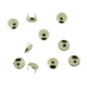 Vaessen creative • borchie rotonde 12 mm 10 pezzi argento