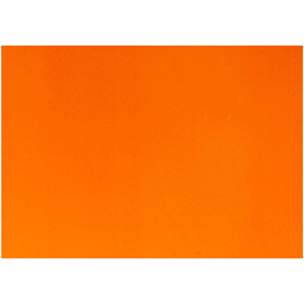 Papel satinado Creativ company, hoja 32x48 cm, 80 gr, naranja, 25 hojas 1 caja
