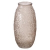 Vaso domestico Boltze h20cm vetro beige