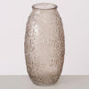 Vaso domestico Boltze h20cm vetro beige
