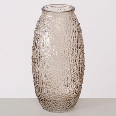 Vaso domestico Boltze h20cm vetro beige