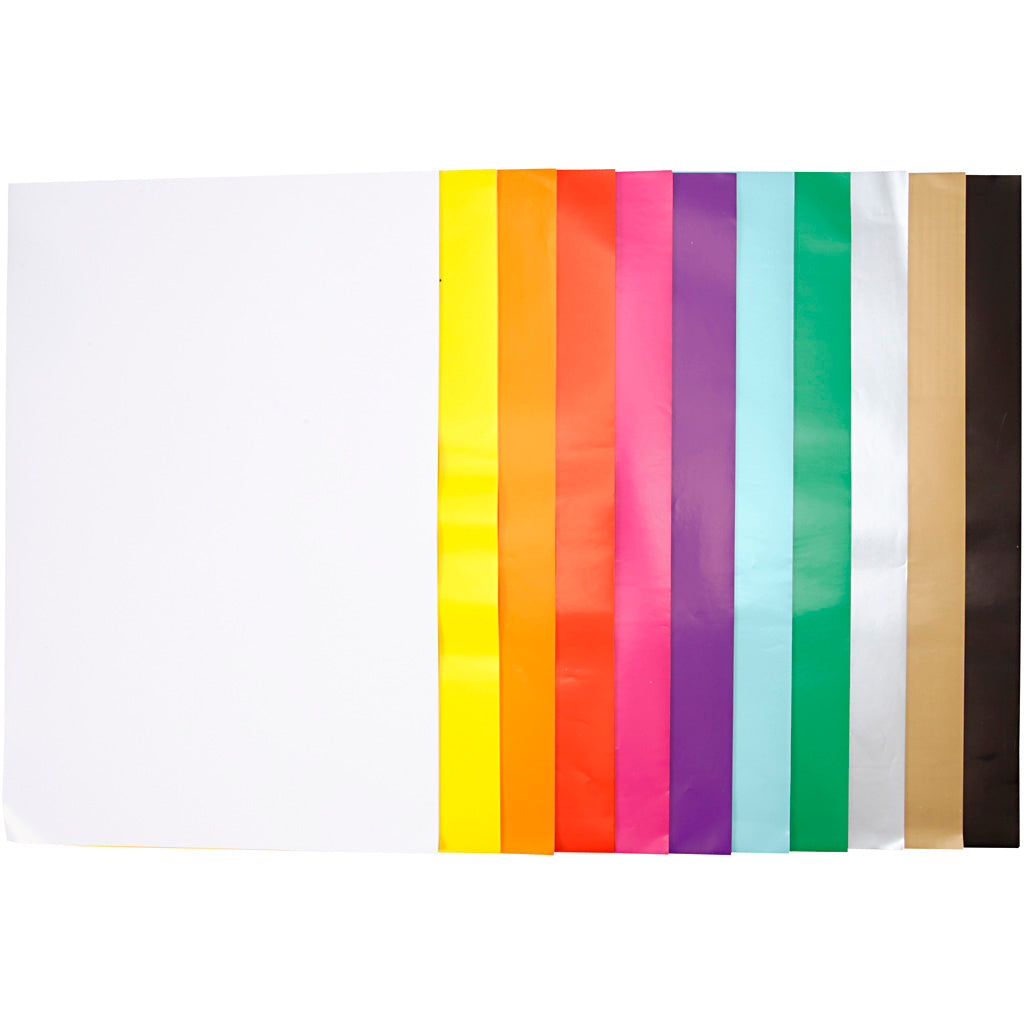 Carta patinata Creativ company, foglio 32x48 cm, 80 gr, vari colori, 11x25 fogli 1 scatola
