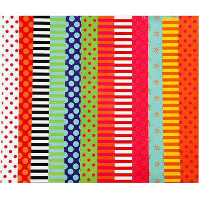 Carta patinata Creativ company, stampata, foglio 24x32 cm, 80 gr, vari colori, 50 fogli div 1 scatola