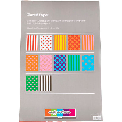 Https: www.cchobby.nl glanspapier-patroon-vel-32x48-cm-80-gr-diverse-kleuren-100-div-vellen-1-doos