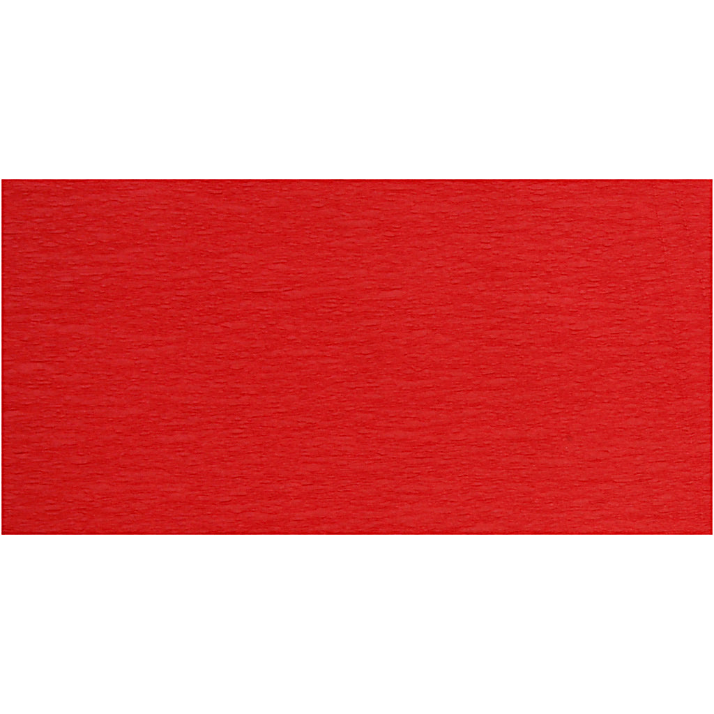 Carta crespa Creative Company, foglio 50x250 cm, rosso, 10 pieghe 1 scatola