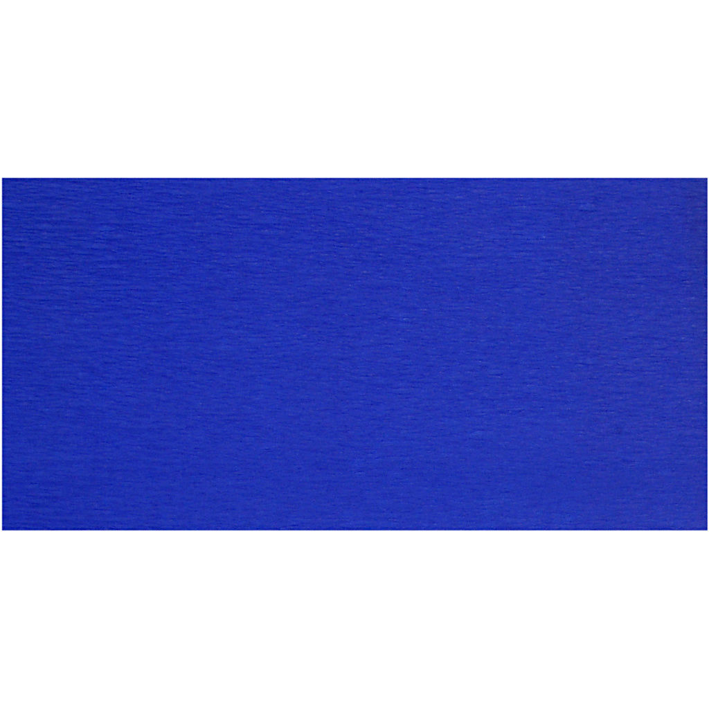 Creativ company papel crepé, hoja 50x250 cm, azul, 10 pliegues 1 caja