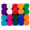 Rotoli di carta crespa Creative Company, l: 20 m, l: 5 cm, 22 gr, vari colori, 20 rotoli 1 scatola