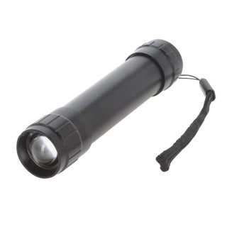 Negro de aluminio de la linterna