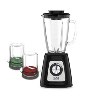 Tefal Blender Blendforce II Accessori neri in vetro